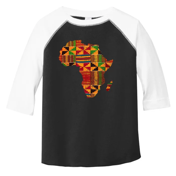 Cool Africa Map Kente Cloth Gift For Men Women African Lover Toddler Fine Jersey T-Shirt