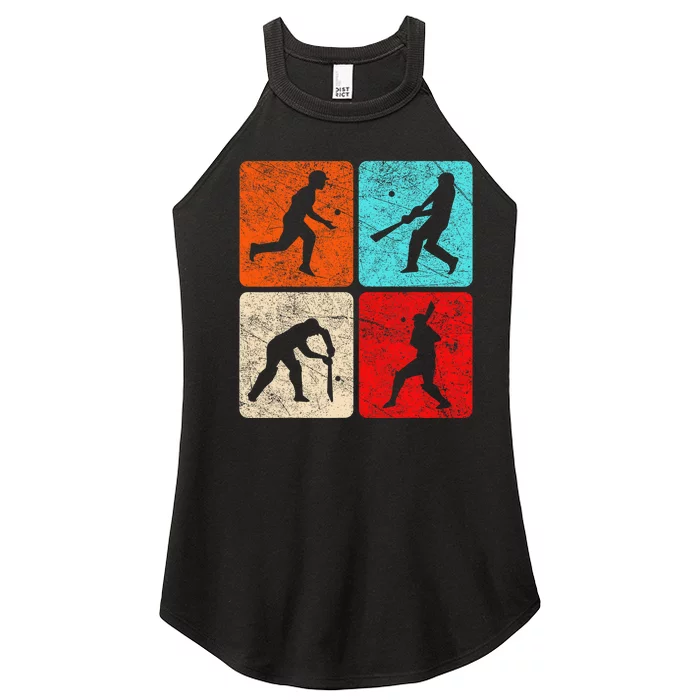 Cricket And Moon Silhouette Halloween Sport Costumes Women’s Perfect Tri Rocker Tank