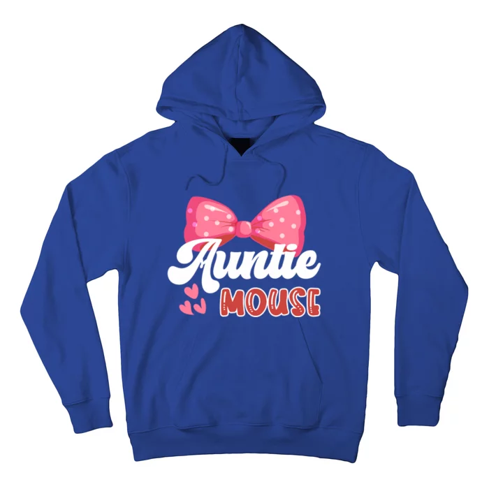 Cute Auntie Mouse Nephew Niece Aunt Meaningful Gift Hoodie