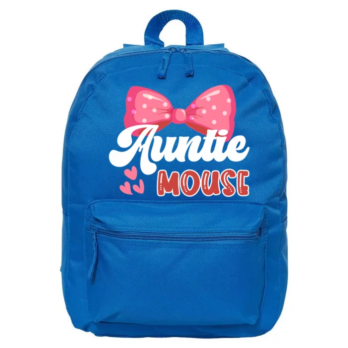 Cute Auntie Mouse Nephew Niece Aunt Meaningful Gift 16 in Basic Backpack