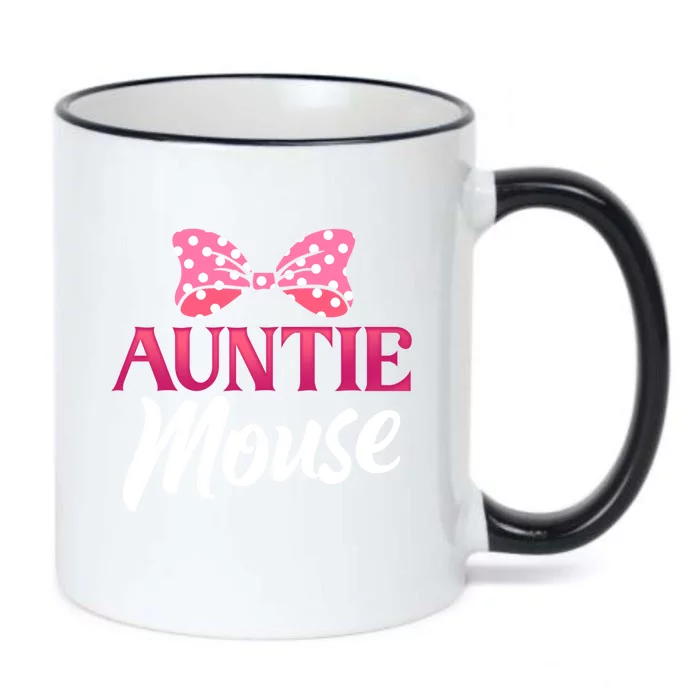 Cute Auntie Mouse Niece Nephew Aunt Gift Black Color Changing Mug