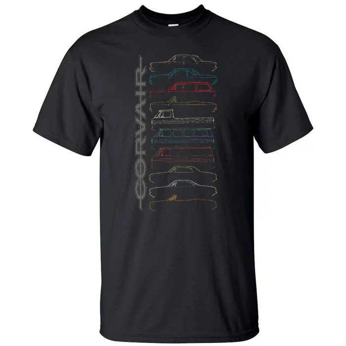 Corvair All Models Tall T-Shirt