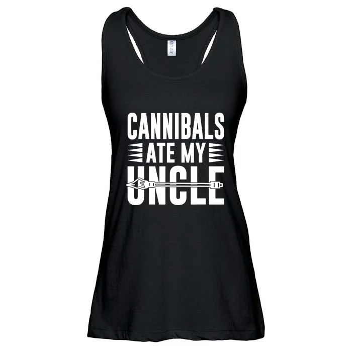 Cannibals Ate My Uncle Joe Biden Saying Funny Trump 2024 Ladies Essential Flowy Tank