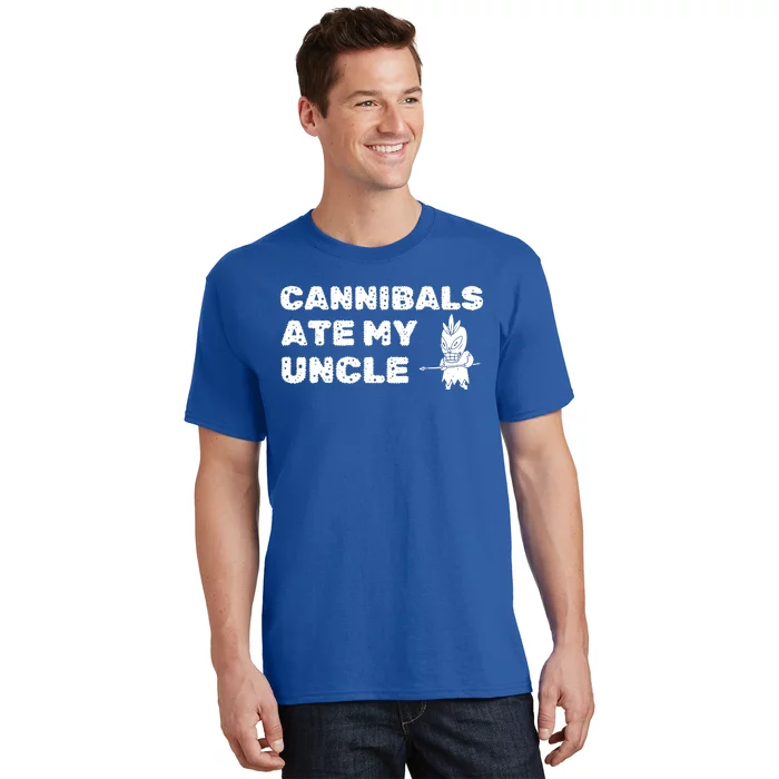 Cannibals Ate My Uncle Joe Biden Political Satire Trump 2024 T-Shirt