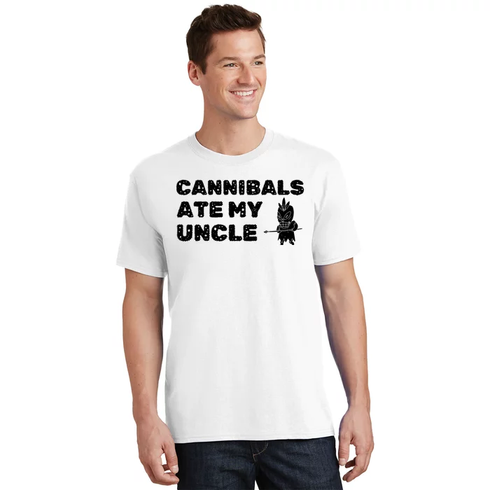 Cannibals Ate My Uncle Joe Biden Political Satire Trump 2024 T-Shirt