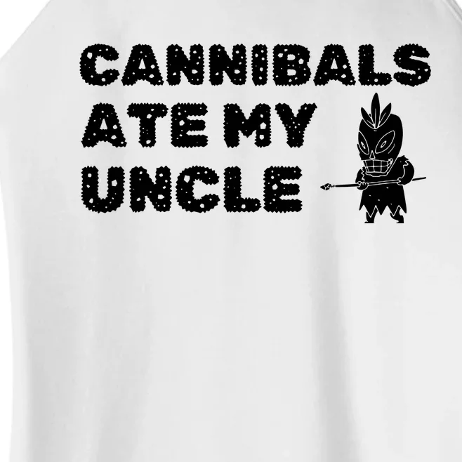 Cannibals Ate My Uncle Joe Biden Political Satire Trump 2024 Women’s Perfect Tri Rocker Tank