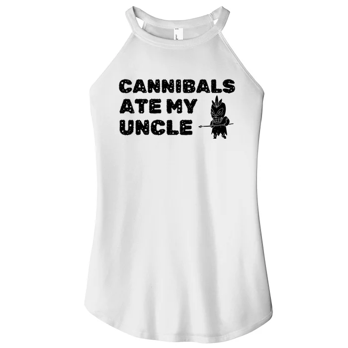 Cannibals Ate My Uncle Joe Biden Political Satire Trump 2024 Women’s Perfect Tri Rocker Tank