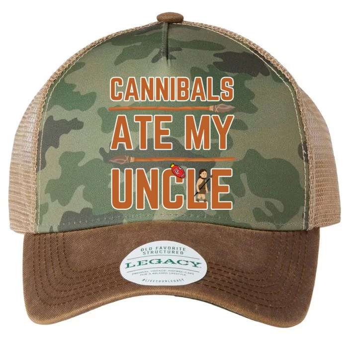 Cannibals Ate My Uncle Joe Biden Political Satire Trump 2024 Legacy Tie Dye Trucker Hat