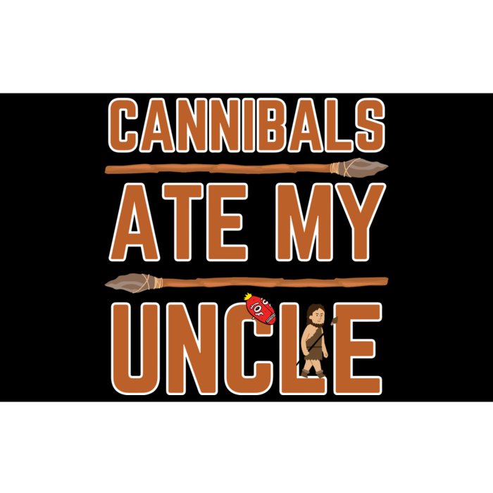 Cannibals Ate My Uncle Joe Biden Political Satire Trump 2024 Bumper Sticker