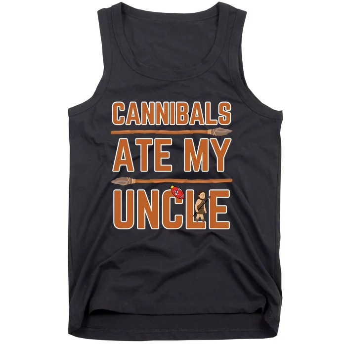 Cannibals Ate My Uncle Joe Biden Political Satire Trump 2024 Tank Top