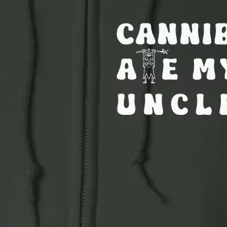 Cannibals Ate My Uncle .Png Full Zip Hoodie