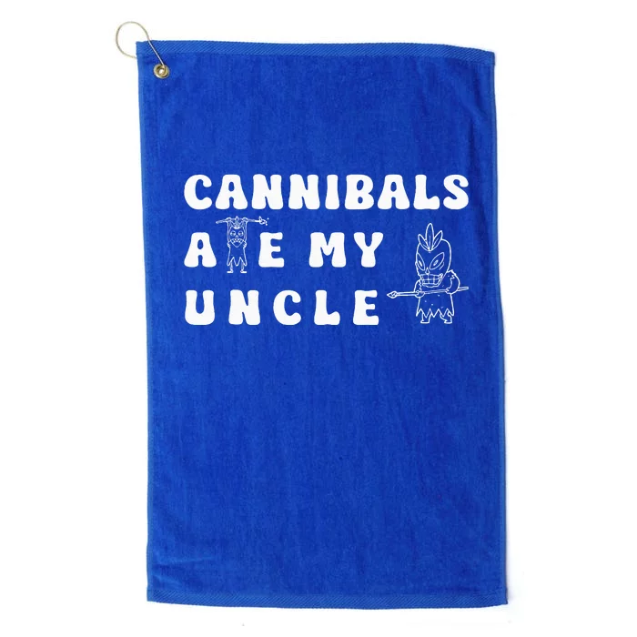 Cannibals Ate My Uncle .Png Platinum Collection Golf Towel