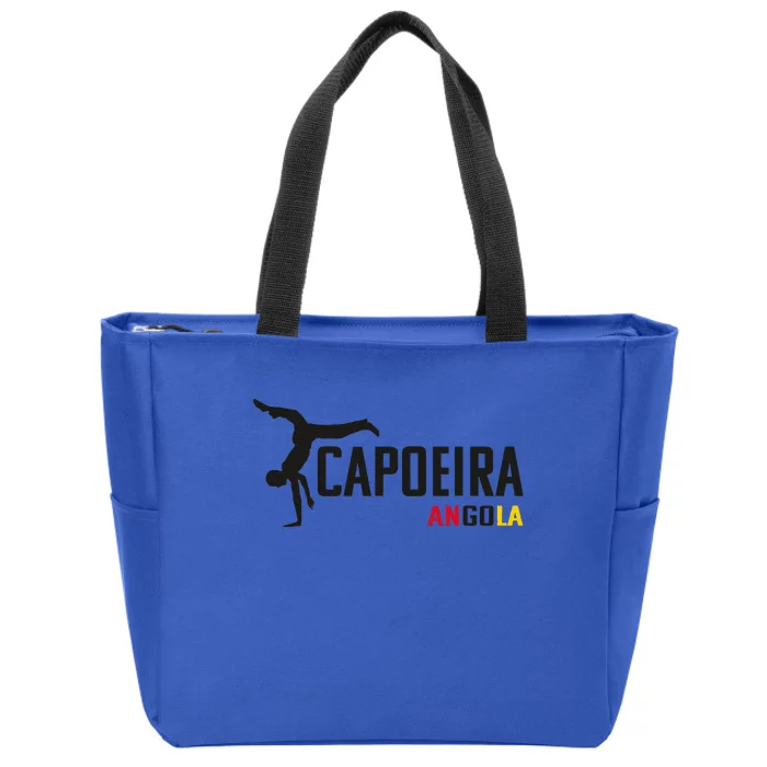 Capoeira Angola Martial Arts Angolan Dance Fighting Zip Tote Bag