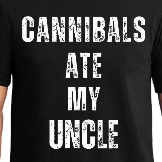 Cannibals Ate My Uncle Joe Biden Political Parody Pajama Set