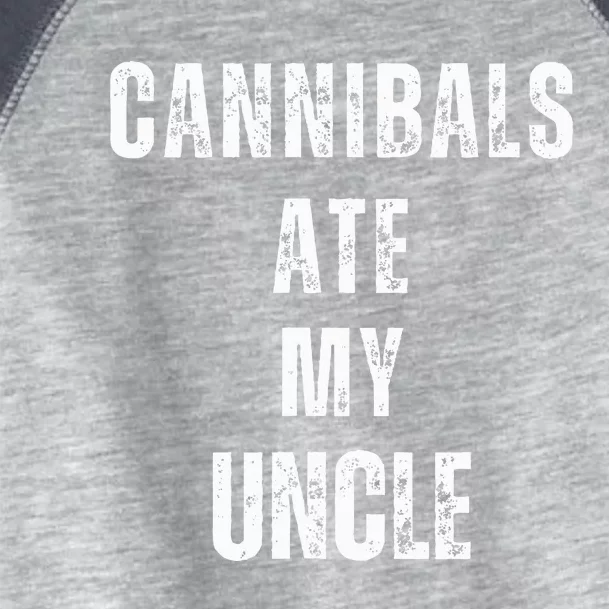 Cannibals Ate My Uncle Joe Biden Political Parody Toddler Fine Jersey T-Shirt