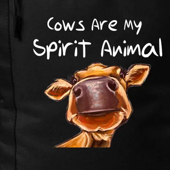 Cows Are My Spirit Animal Cute Cow Saying For Cow Lovers Daily Commute Backpack