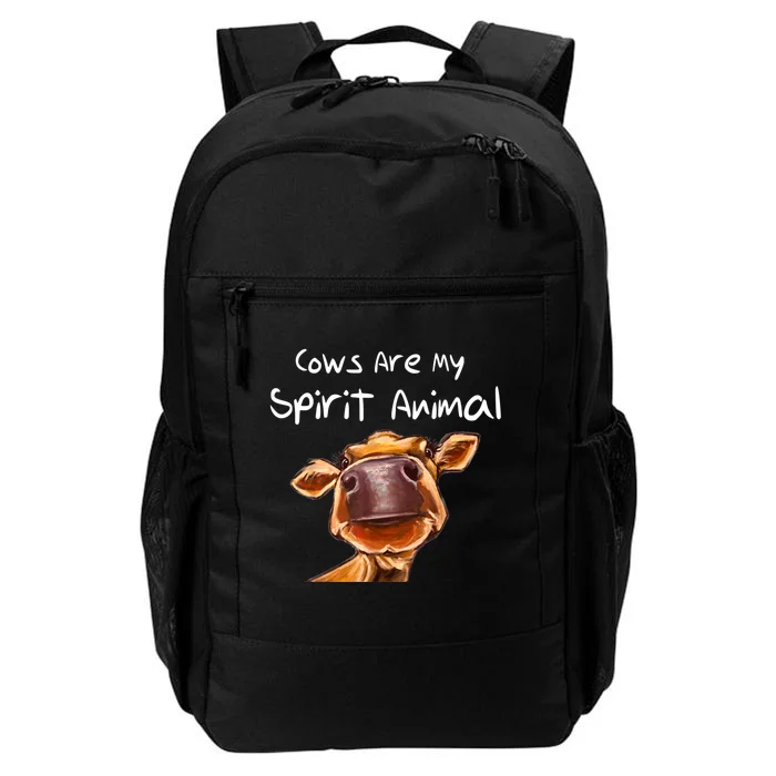 Cows Are My Spirit Animal Cute Cow Saying For Cow Lovers Daily Commute Backpack