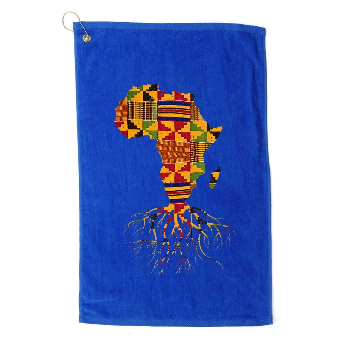 Cool Africa Map Traditional Kente Cloth African Roots Platinum Collection Golf Towel