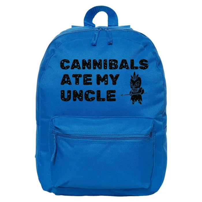 Cannibals Ate My Uncle Joe Biden Saying Funny Trump 2024 16 in Basic Backpack