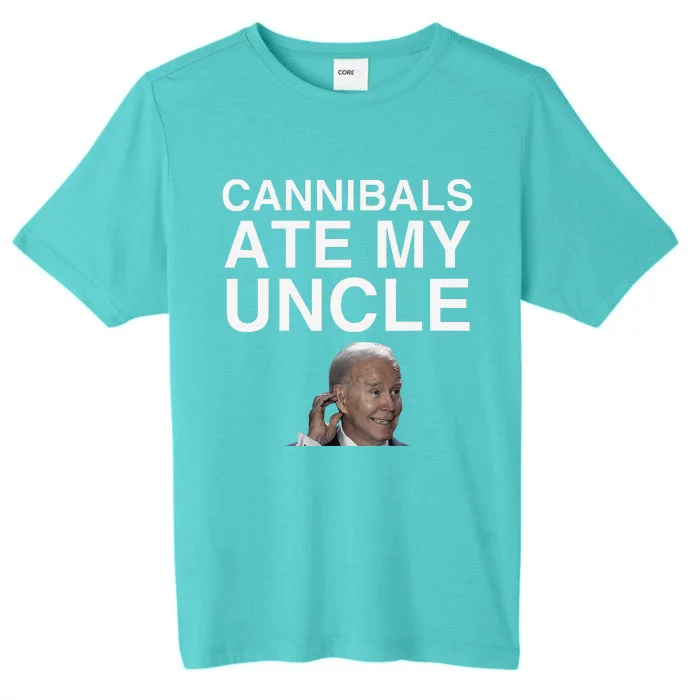 Cannibals Ate My Uncle 2024 Election Anti Biden Novelty Meme ChromaSoft Performance T-Shirt