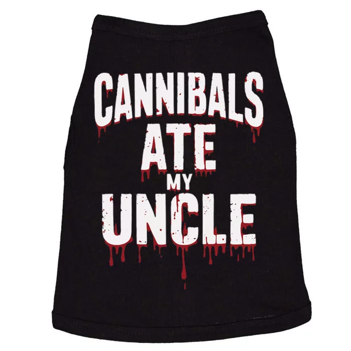 Cannibals Ate My Uncle Joe Biden Political Satire 2024 Doggie Tank