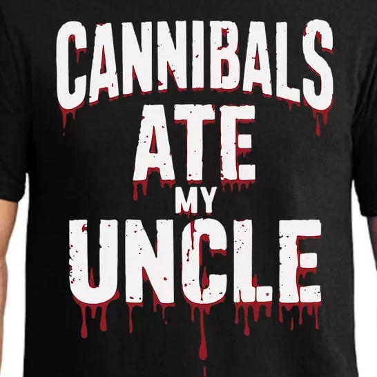 Cannibals Ate My Uncle Joe Biden Political Satire 2024 Pajama Set