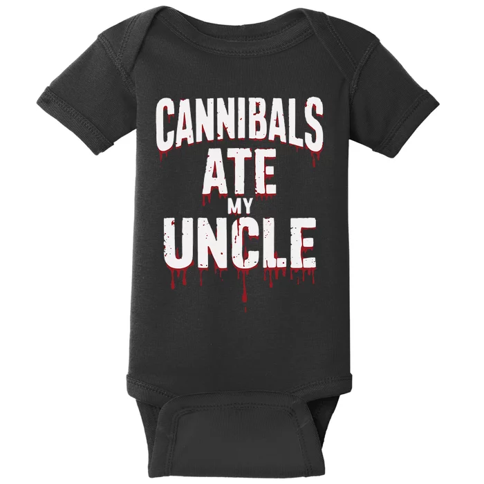 Cannibals Ate My Uncle Joe Biden Political Satire 2024 Baby Bodysuit