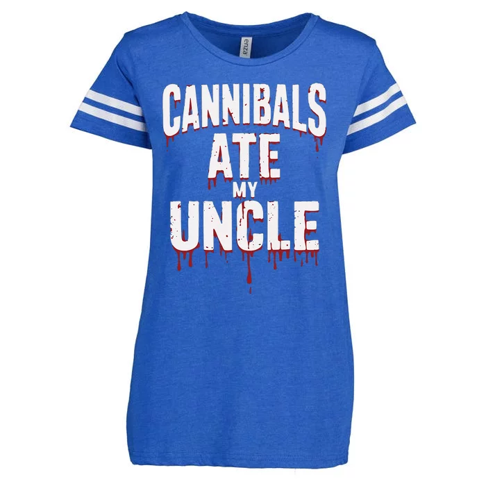 Cannibals Ate My Uncle Joe Biden Political Satire 2024 Enza Ladies Jersey Football T-Shirt