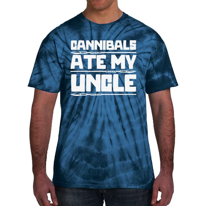 Cannibals Ate My Uncle Joe Biden Political Satire Trump 2024 Tie-Dye T-Shirt