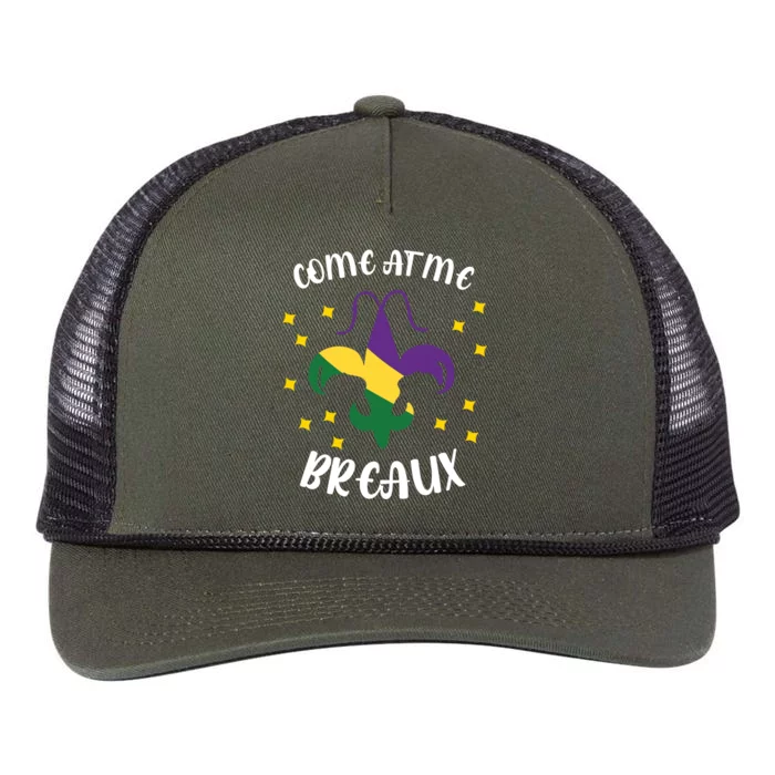 Come At Me Breaux Louisiana Crawfish Season Gift Retro Rope Trucker Hat Cap