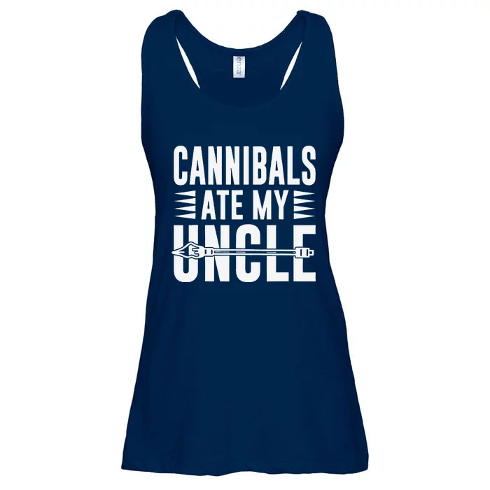 Cannibals Ate My Uncle Joe Biden Saying Funny Trump 2024 Ladies Essential Flowy Tank