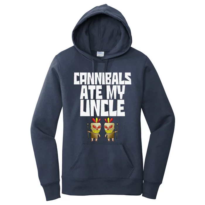 Cannibals Ate My Uncle Joe Biden Saying Funny Trump 2024 Women's Pullover Hoodie