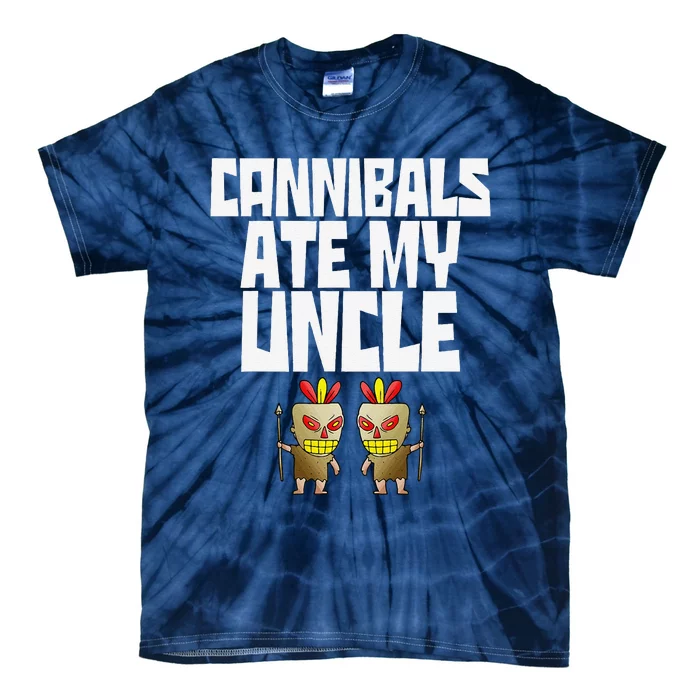 Cannibals Ate My Uncle Joe Biden Saying Funny Trump 2024 Tie-Dye T-Shirt