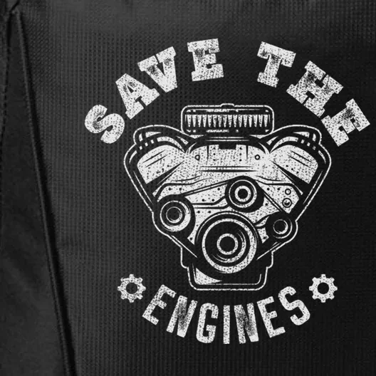 Car Auto Mechanic Engine Motor Lover Funny Sarcastic Sayings Gift City Backpack