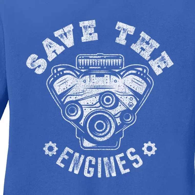 Car Auto Mechanic Engine Motor Lover Funny Sarcastic Sayings Gift Ladies Long Sleeve Shirt