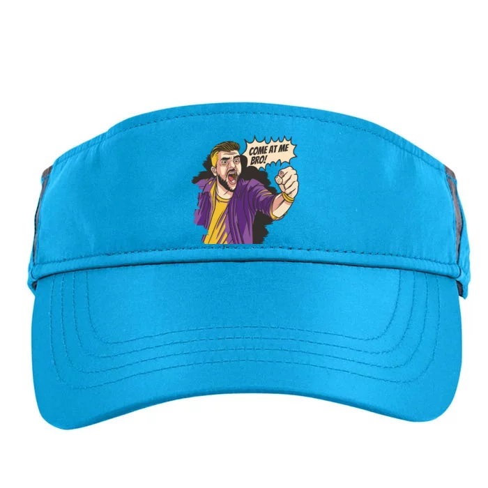 Come At Me Bro Comic Adult Drive Performance Visor