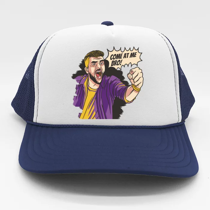 Come At Me Bro Comic Trucker Hat