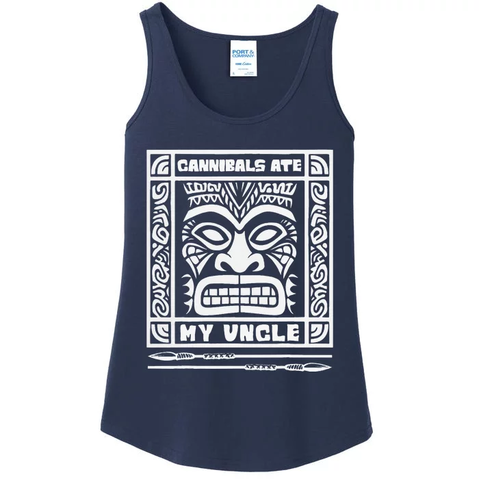 Cannibals Ate My Uncle Funny Ladies Essential Tank