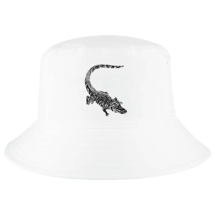 Crocodile Alligator Motif Reptil Teeth Animal Crocodiles Cool Comfort Performance Bucket Hat