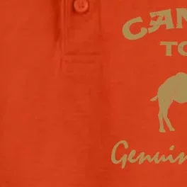 Camel Toe Genuine Taste Funny Dry Zone Grid Performance Polo