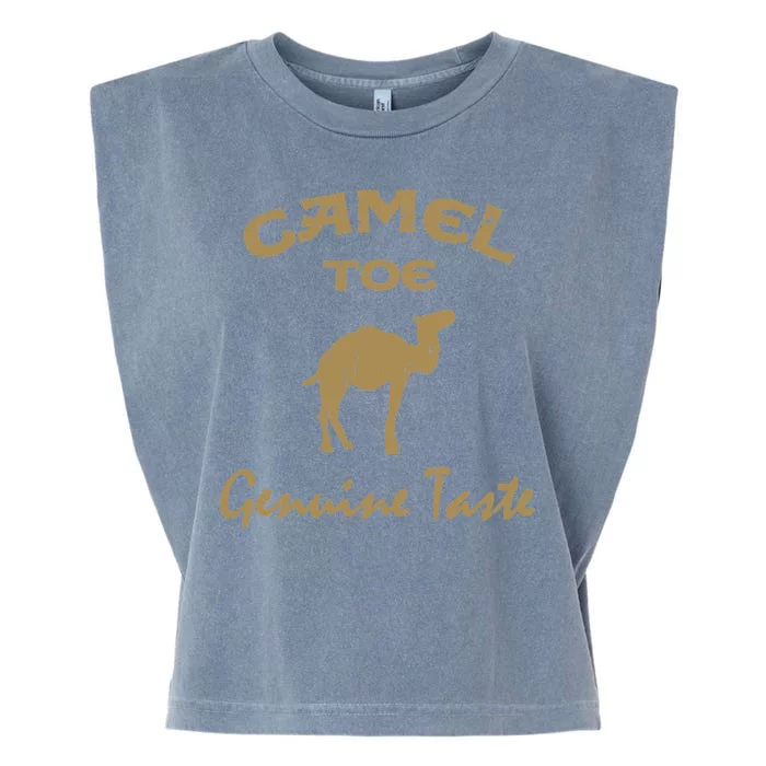 Camel Toe Genuine Taste Funny Garment-Dyed Women's Muscle Tee