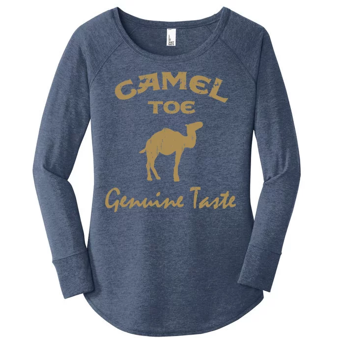 Camel Toe Genuine Taste Funny Women's Perfect Tri Tunic Long Sleeve Shirt