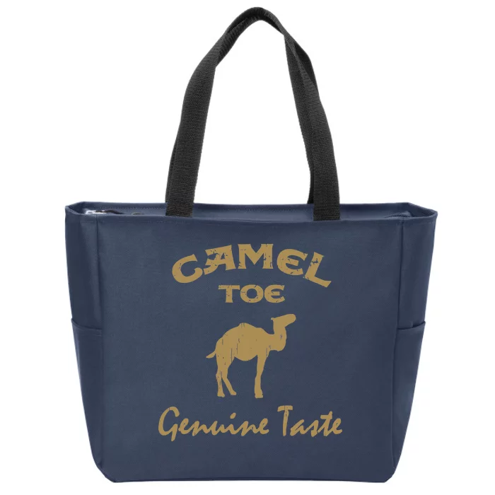 Camel Toe Genuine Taste Funny Zip Tote Bag