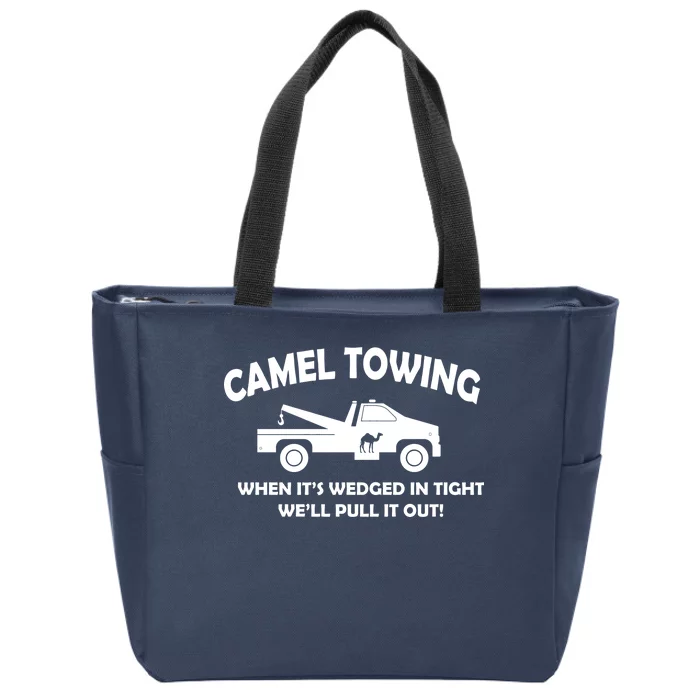 Camel Towing Zip Tote Bag