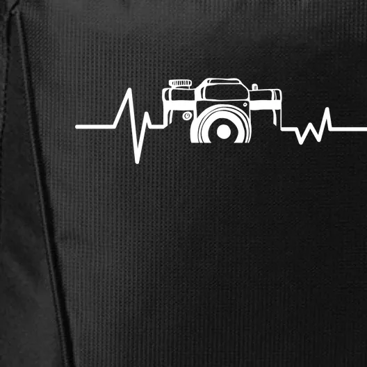 Camera Photographer Heartbeat City Backpack