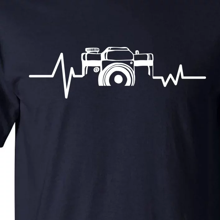 Camera Photographer Heartbeat Tall T-Shirt