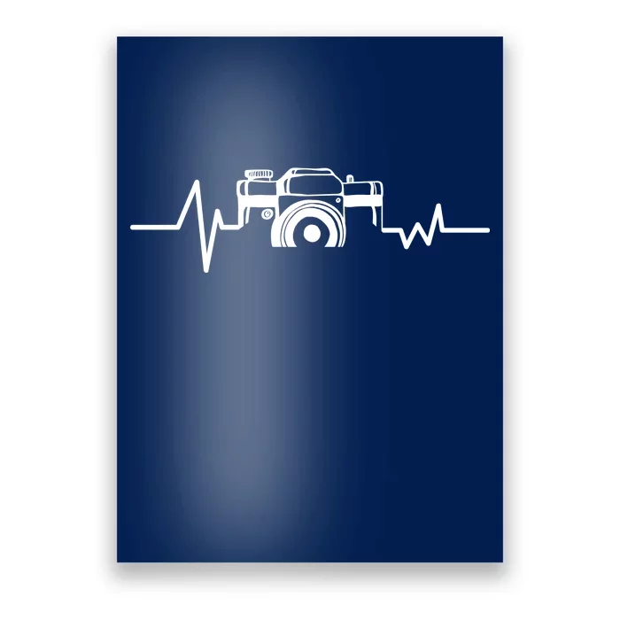 Camera Photographer Heartbeat Poster