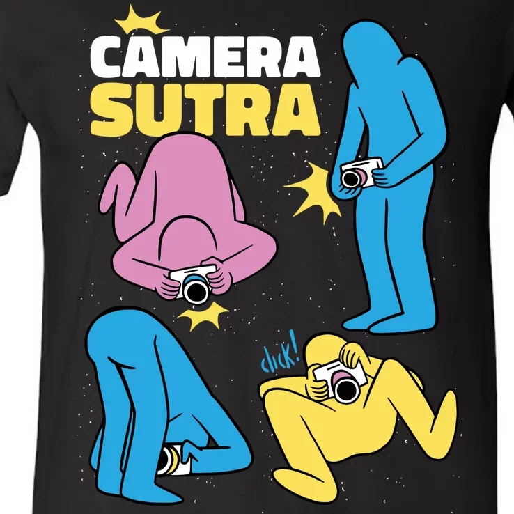 Camera Sutra V-Neck T-Shirt