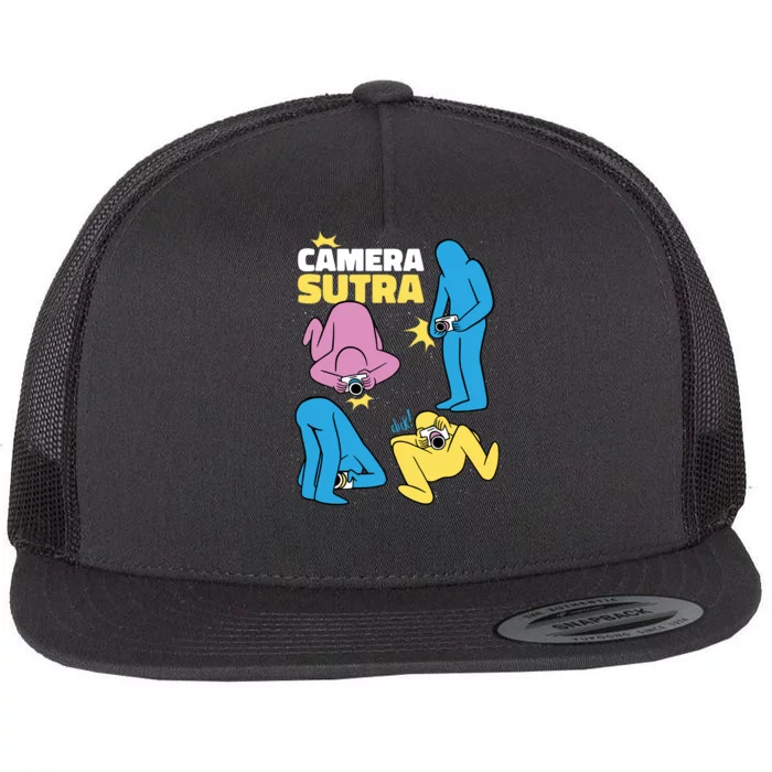 Camera Sutra Flat Bill Trucker Hat