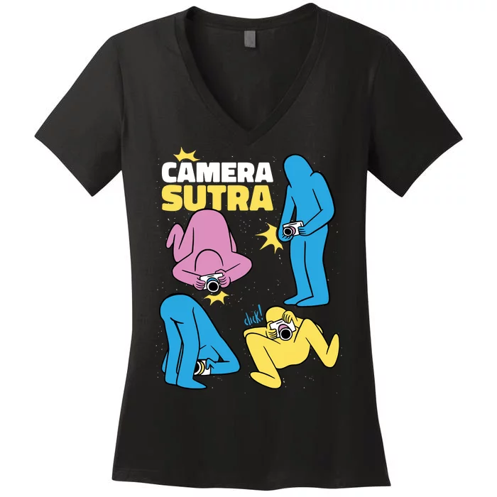 Camera Sutra Women's V-Neck T-Shirt